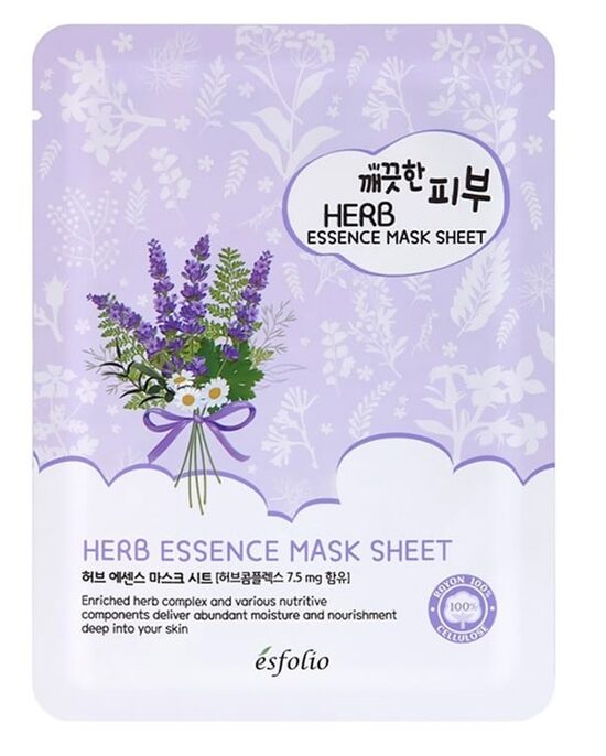 Esfolio Pure Skin Herb Essence Mask Sheet