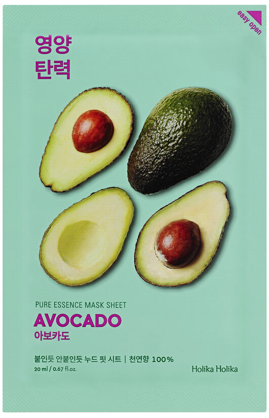 HOLIKA HOLIKA Pure Essence Mask Sheet - Avocado sejas maska