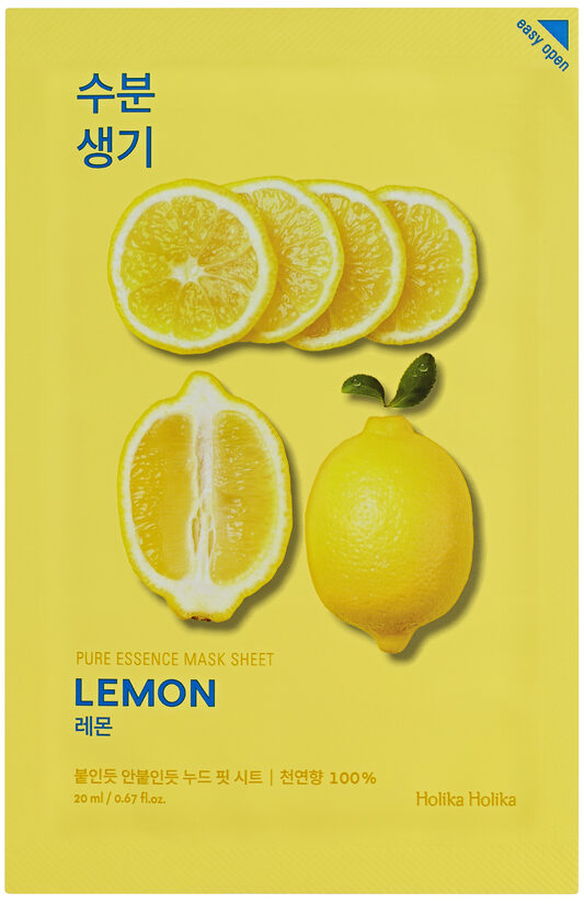 HOLIKA HOLIKA Pure Essence Mask Sheet - Lemon sejas maska