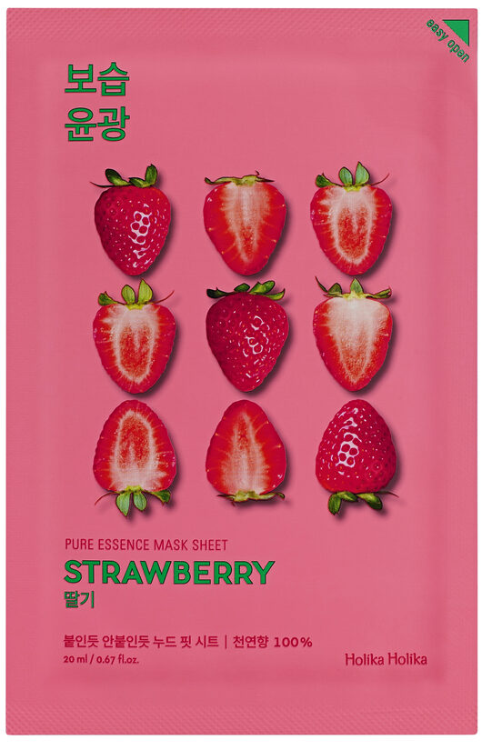 HOLIKA HOLIKA Pure Essence Mask Sheet - Strawberry sejas maska