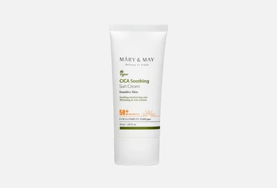 MARY&MAY CICA Soothing Sun Cream SPF50+ PA++++