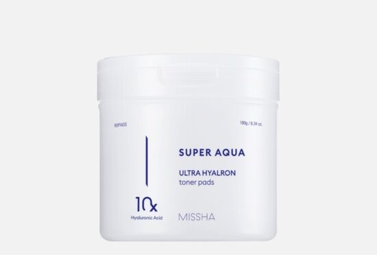MISSHA Super Aqua Ultra Hyalron Toner Pads