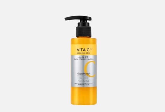 MISSHA Vita C Plus All in One Pack Foam Cleanser