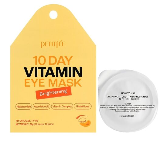 PETITFEE 10 Day Vitamin Eye Mask 20gab