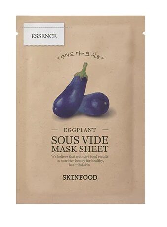 SKINFOOD Eggplant Sous Vide Mask Sheet Тканевая маска с экстрактом баклажана
