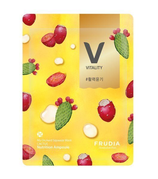 FRUDIA My Orchard Cactus Squeeze Kaktuso audinė kaukė (Vegan)
