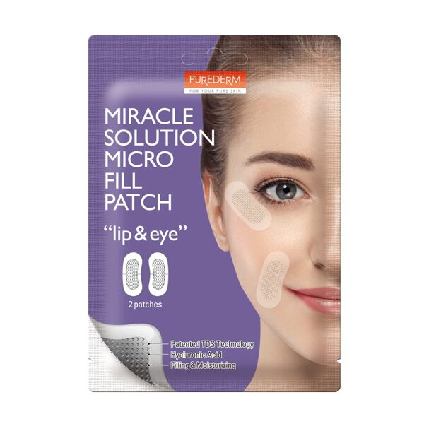 PUREDERM Miracle Solution Micro Fill patch - Lip&Eye maska acīm un lūpām