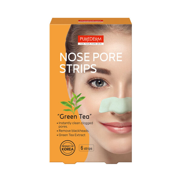 PUREDERM Nose Pore Strips Green Tea deguna patči