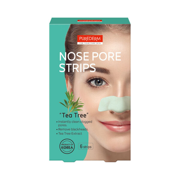 PUREDERM Nose Pore Strips Tea Tree deguna patči